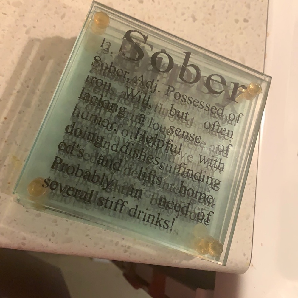 6 piece Set of coasters